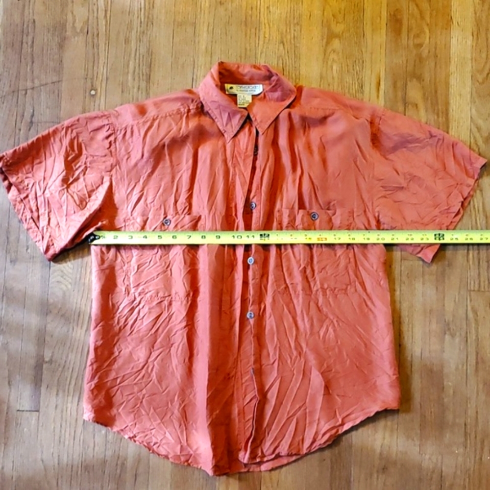100% Silk Button Down